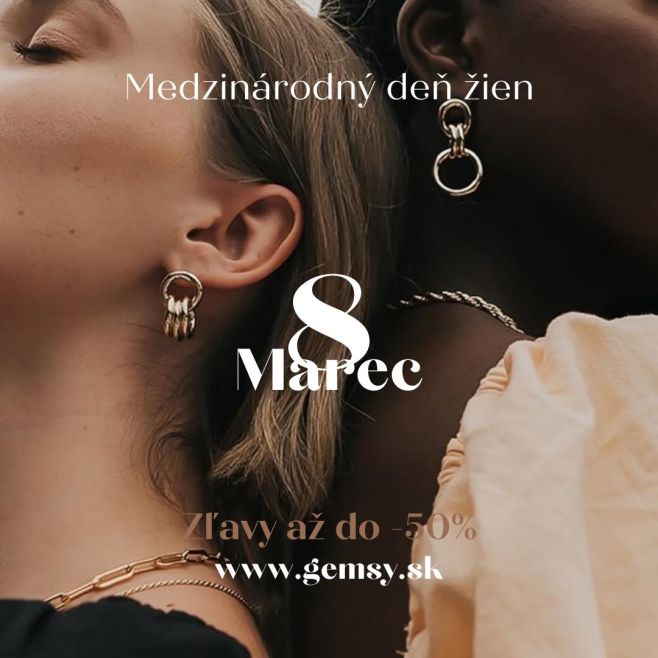 🌸 Oslávte MDŽ s iskrou elegancie! 🌸 Špeciálna kolekcia šperkov venovaná všetkým úžasným ženám je tu! Teraz so zľavami až...